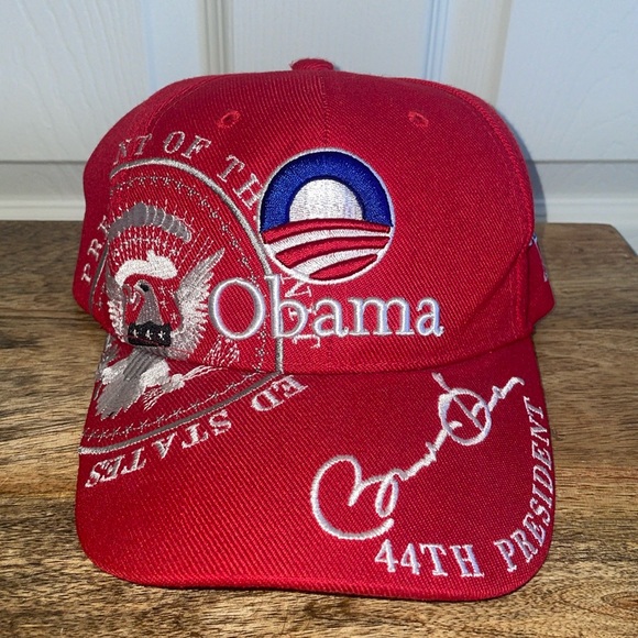 ❤️Obama 44 th President of the USA 🇺🇸 Ball Cap - Picture 2 of 8
